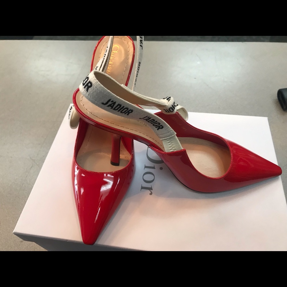 Brand new Dior red shoes J’Adior